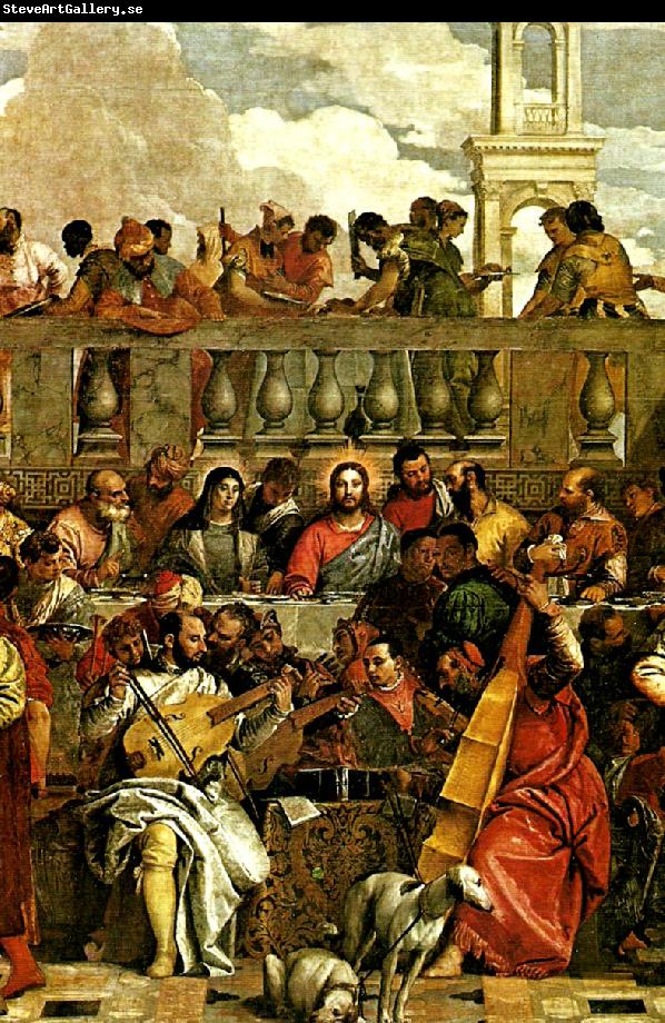 Paolo  Veronese details of marriage feast at cana